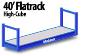 40' Flatrack Hi-Cube
