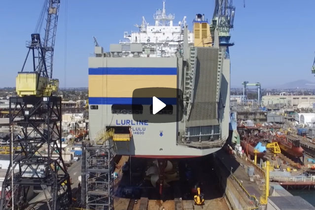 Matson's Lurline ship time lapse build