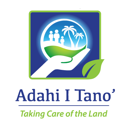 Adahi I Tano logo with hand holding land and people